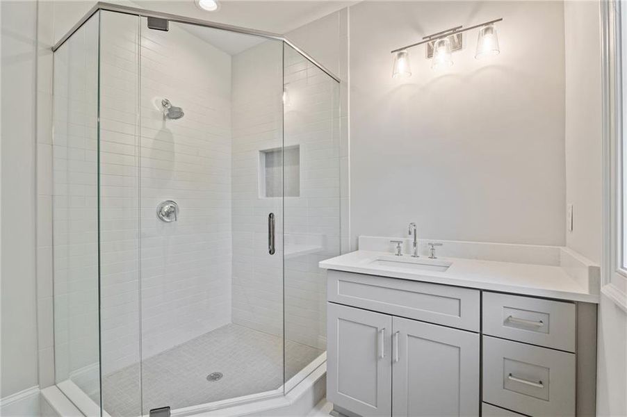 Furnished interior view inside a new home in , Milton (Image 32).