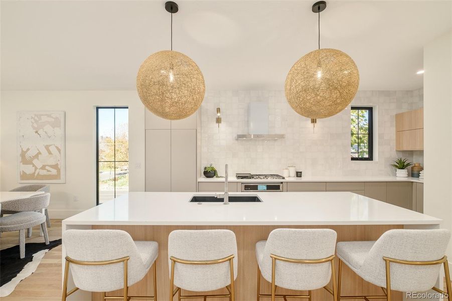 Furnished interior view inside a new home in , Denver (Image 8).