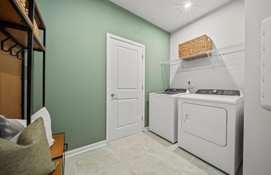 Furnished interior view inside a new home in Sweetwater Hills, Moore (Image 13).