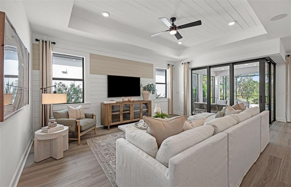 Furnished interior view inside a new home in , Venice (Image 12).