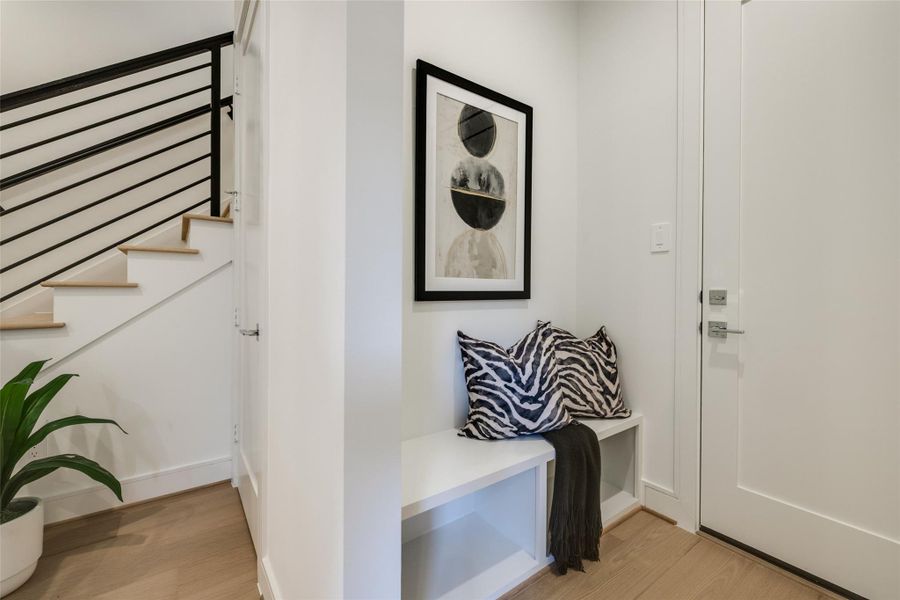 Furnished interior view inside a new home in , Houston (Image 37).