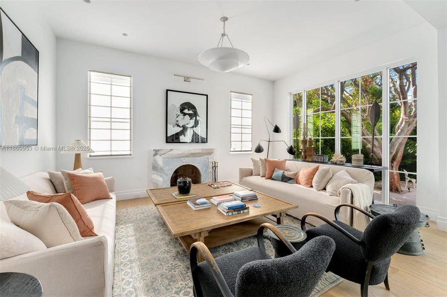 Furnished interior view inside a new home in , Key Biscayne (Image 9). Furnished interior view inside a new home in , Key Biscayne (Image 9).