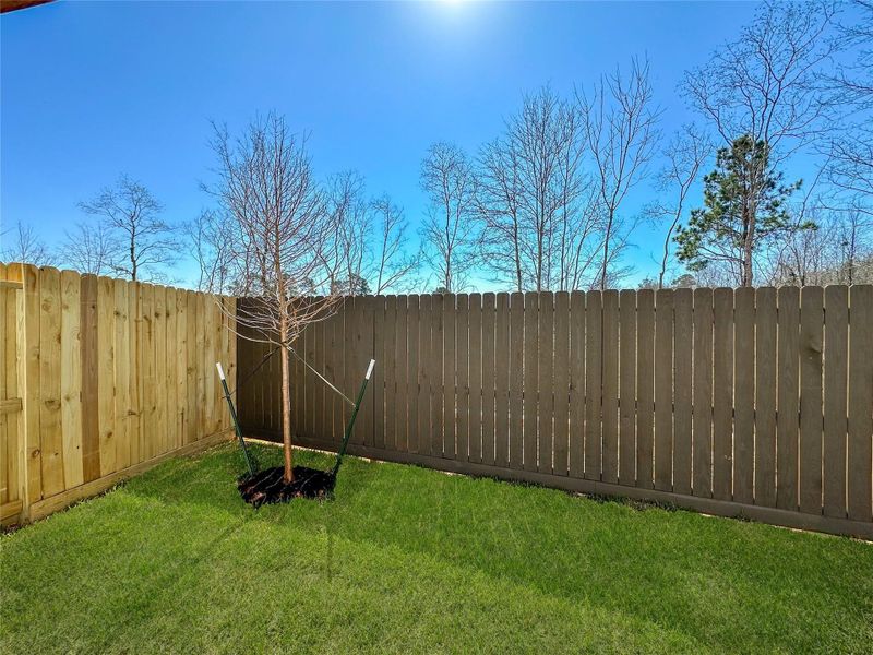 Exterior details and patio area of a home in , Conroe (Image 25).