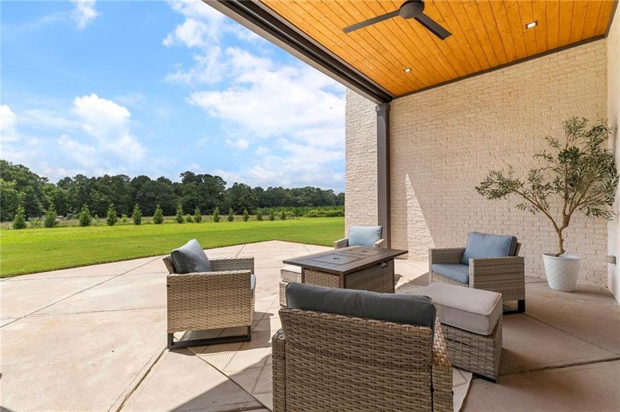 Exterior details and patio area of a home in , McDonough (Image 36).