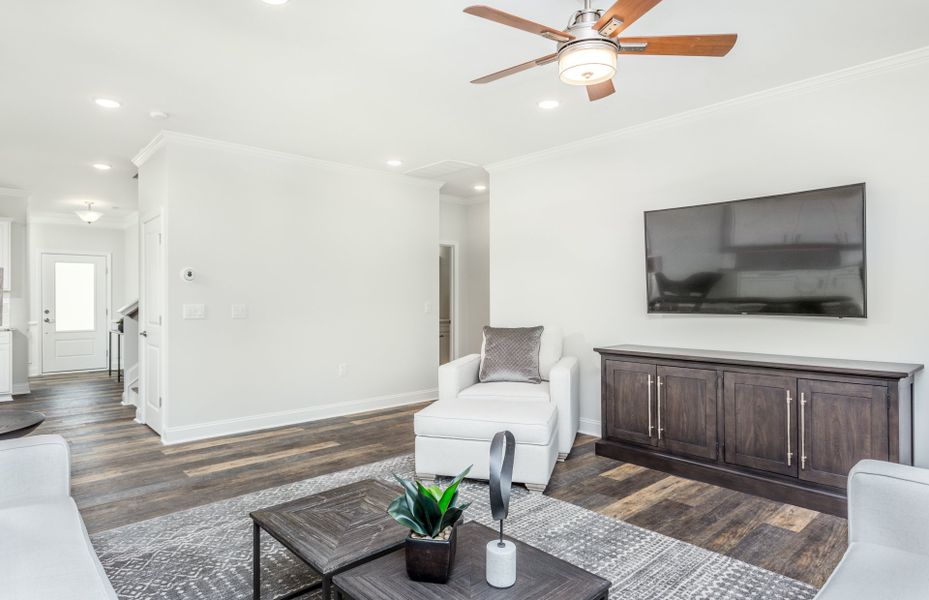 Furnished interior view inside a new home in Solana, Durham (Image 19).