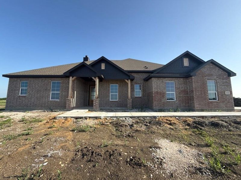 In-progress construction of a new home in Clear Sky Addition, Valley View, TX (Image 7).