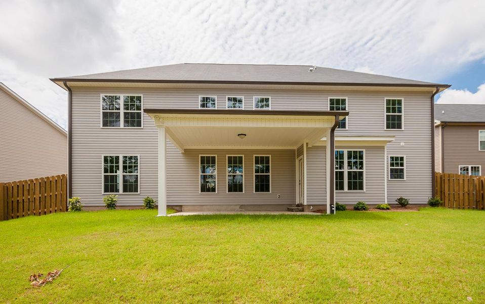 Representative exterior photo of a completed home built from the Springfield V by Ivey Homes in Windsor, North Augusta, SC (Image 28). Representative exterior photo of a completed home built from the Springfield V by Ivey Homes in Windsor, North Augusta, SC (Image 28).