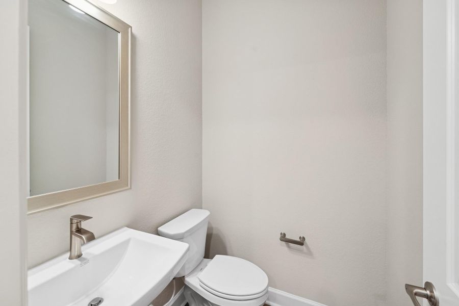 Furnished interior view inside a new home in The Meadows at Imperial Oaks, Conroe (Image 4).