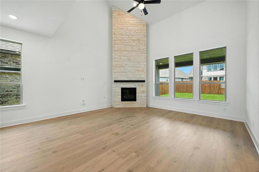 Spacious, unfurnished interior of a new home in Wildflower Ranch: 50ft. lots, Dish (Image 13). Spacious, unfurnished interior of a new home in Wildflower Ranch: 50ft. lots, Dish (Image 13).