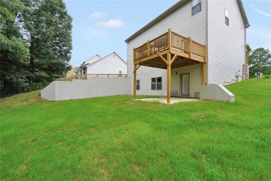 Exterior details and patio area of a home in , McDonough (Image 4).