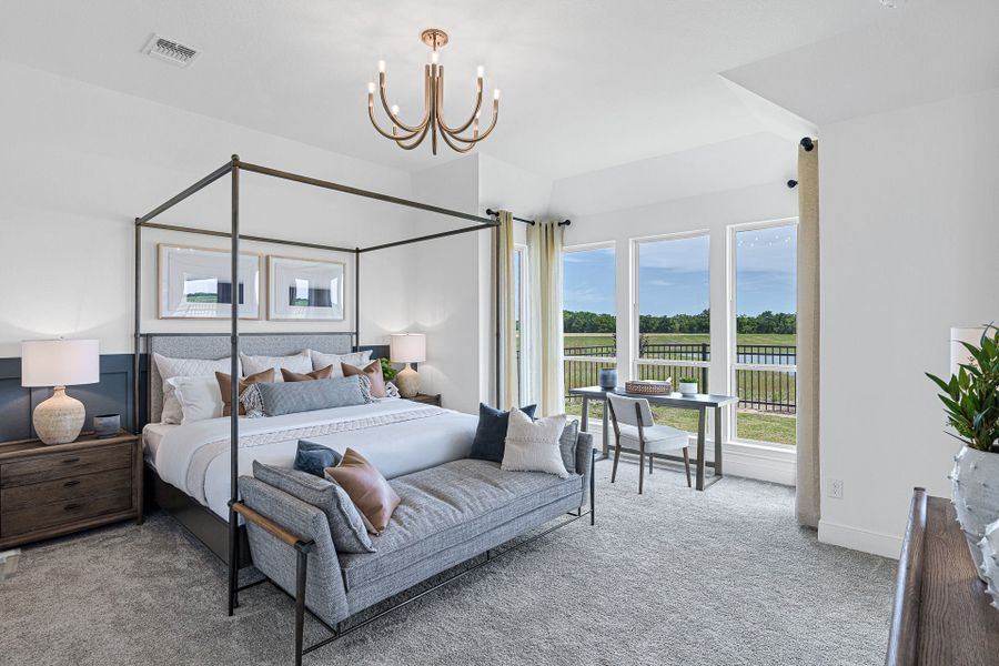 Representative furnished interior of a home built from the Elmaton by Pulte Homes in Blue Creek Trails, Richmond (Image 5). Representative furnished interior of a home built from the Elmaton by Pulte Homes in Blue Creek Trails, Richmond (Image 5).