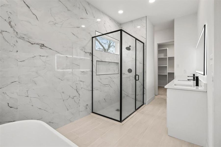 Furnished interior view inside a new home in , Dallas (Image 4).