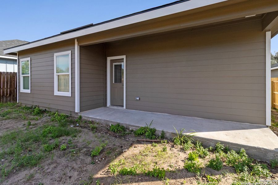 Exterior details and patio area of a home in , Beeville (Image 4). Exterior details and patio area of a home in , Beeville (Image 4).