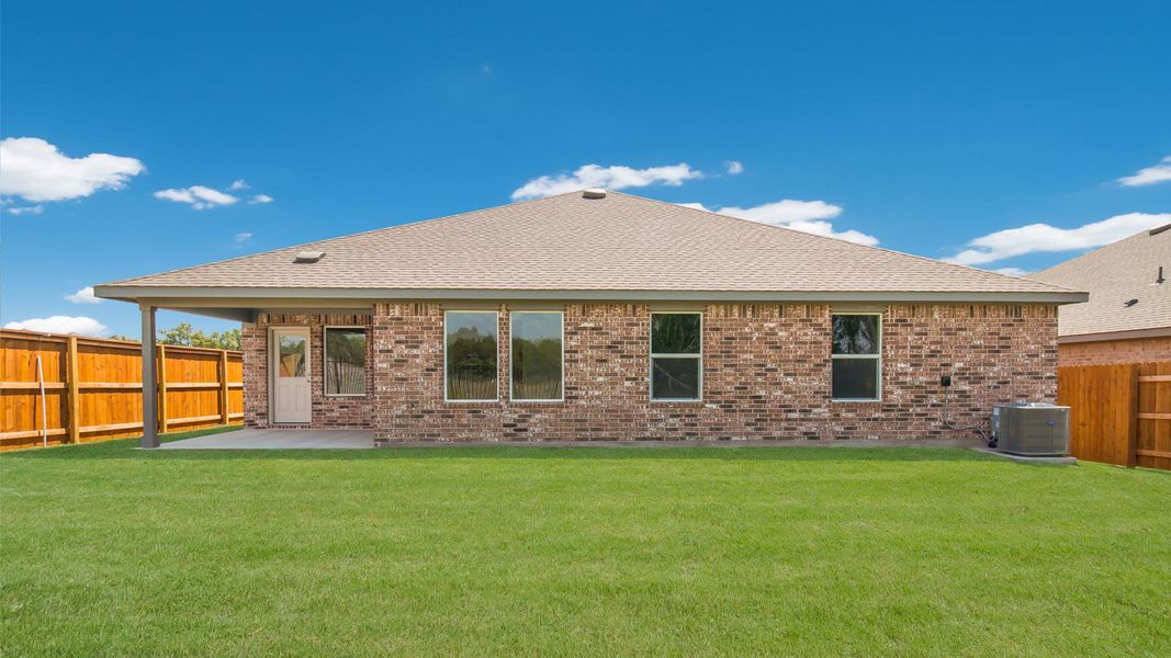 Front exterior of a new home in Riverview, Georgetown, TX, highlighting curb appeal (Image 13). Front exterior of a new home in Riverview, Georgetown, TX, highlighting curb appeal (Image 13).
