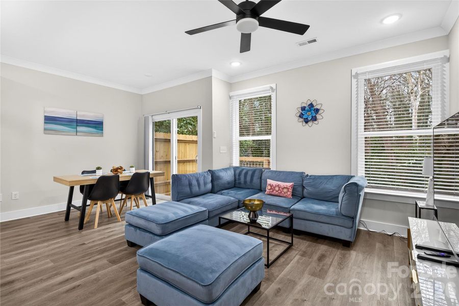 Furnished interior view inside a new home in , Charlotte (Image 12).