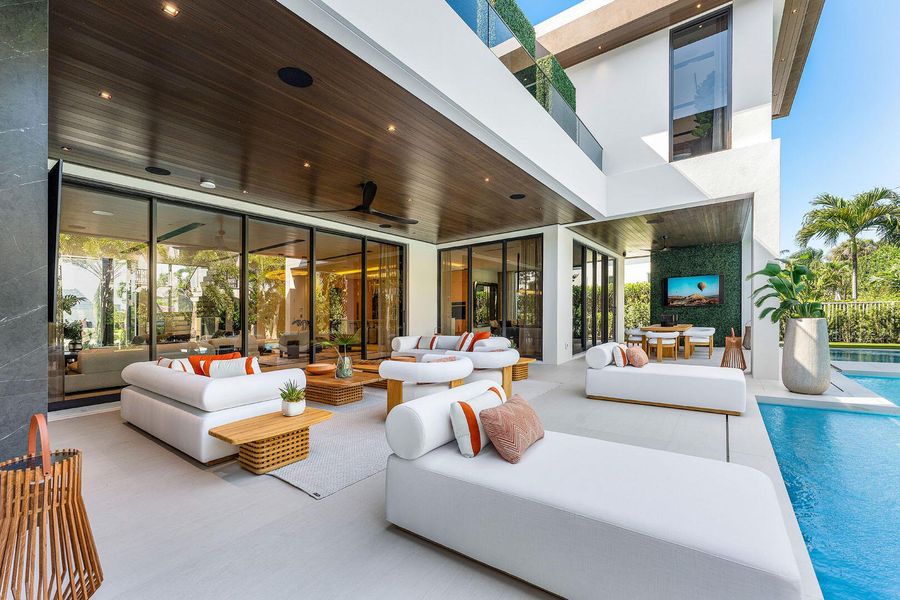 Furnished interior view inside a new home in , Boca Raton (Image 14).