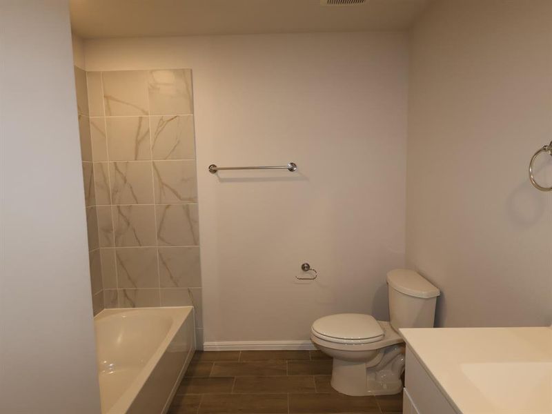 Furnished interior view inside a new home in The Preserve, Justin (Image 10).