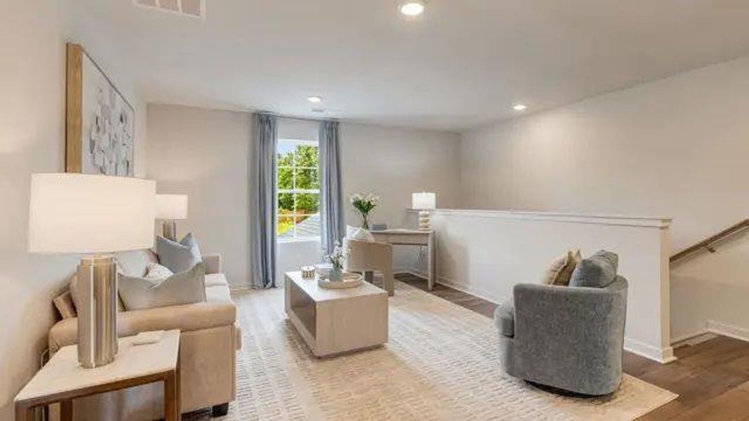 Furnished interior view inside a new home in Reserve at Gum Springs, Jefferson (Image 18).
