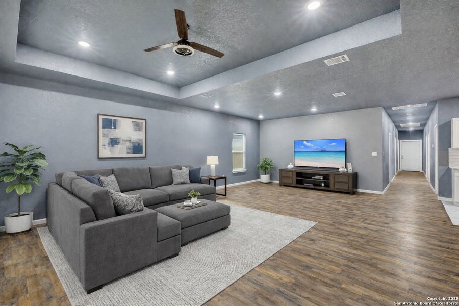 Furnished interior view inside a new home in , San Antonio (Image 13).