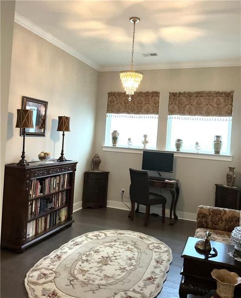 Furnished interior view inside a new home in The Retreat at Sterling on the Lake 48', Flowery Branch (Image 26).