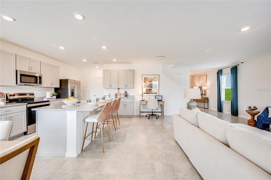 Furnished interior view inside a new home in Palm Wind, Hudson (Image 27).
