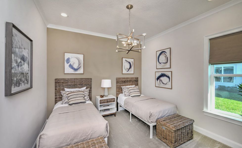 Furnished interior view inside a new home in Tidewater, Jacksonville (Image 22).