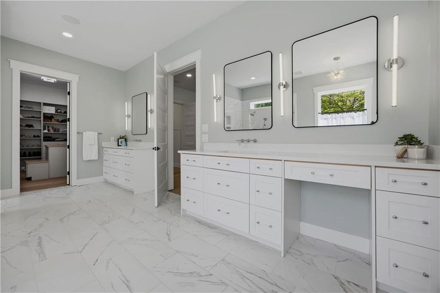 Furnished interior view inside a new home in , Sugar Hill (Image 53).