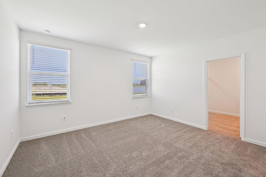 Spacious, unfurnished interior of a new home in Hampton Park - Classic Series, Vero Beach (Image 18). Spacious, unfurnished interior of a new home in Hampton Park - Classic Series, Vero Beach (Image 18).