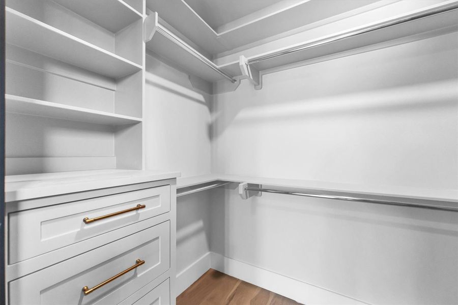 All bedrooms with finished closets All bedrooms with finished closets