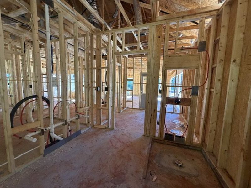 In-progress construction of a new home in Lakefield, Palmetto, GA (Image 13). In-progress construction of a new home in Lakefield, Palmetto, GA (Image 13).
