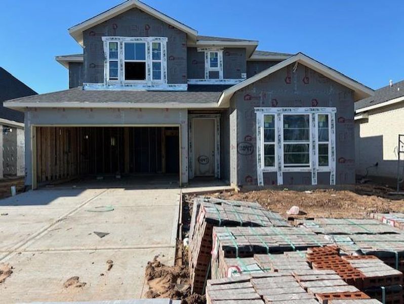 In-progress construction of a new home in , Missouri City, TX (Image 8).
