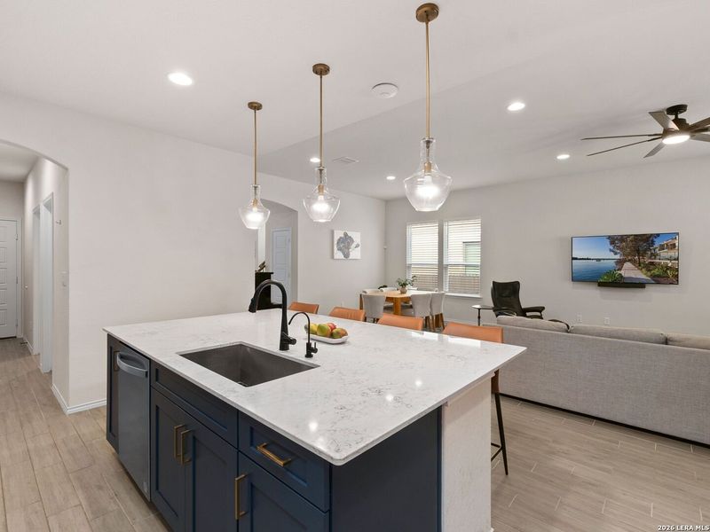 Furnished interior view inside a new home in , San Antonio (Image 8). Furnished interior view inside a new home in , San Antonio (Image 8).