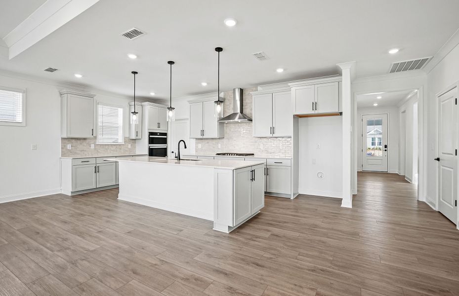 Furnished interior view inside a new home in Carolina Riverside, Belmont (Image 7).