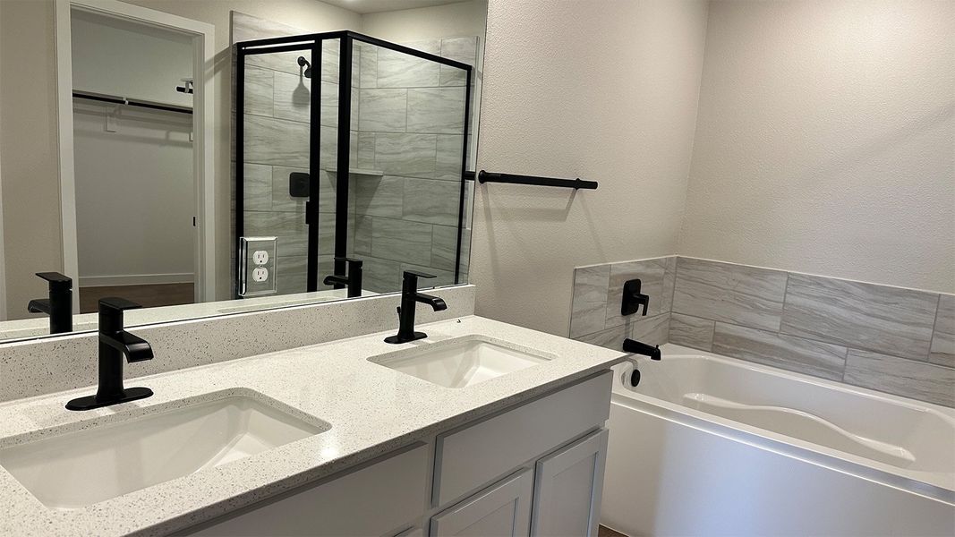 Furnished interior view inside a new home in The Lakes Northwest, Robstown (Image 18).