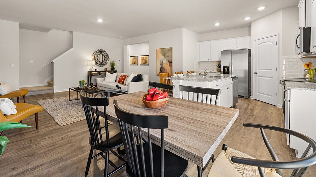 Furnished interior view inside a new home in Mountain Park, Dahlonega (Image 13). Furnished interior view inside a new home in Mountain Park, Dahlonega (Image 13).