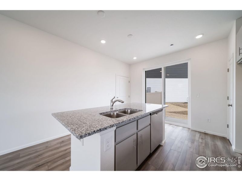 Furnished interior view inside a new home in Thompson River Ranch, Johnstown (Image 6).