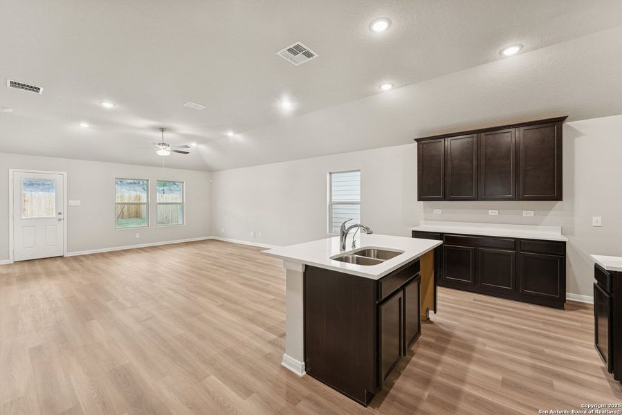Furnished interior view inside a new home in Agave, San Antonio (Image 6). Furnished interior view inside a new home in Agave, San Antonio (Image 6).