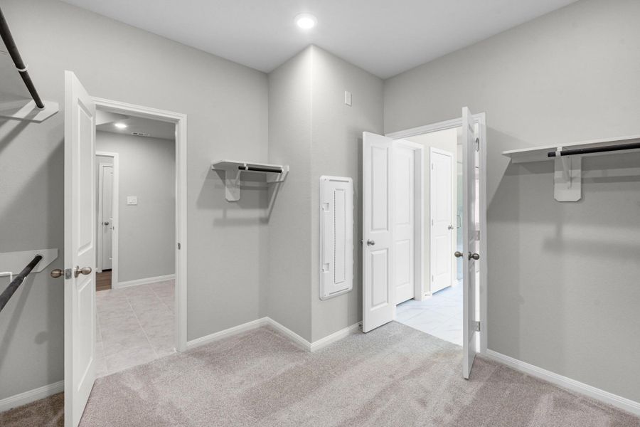 Amazing walk-in closet in the primary that leads you directly to the laundry room!