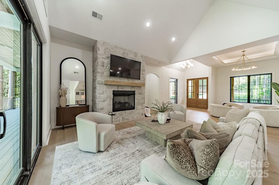 Furnished interior view inside a new home in , Denver (Image 26).