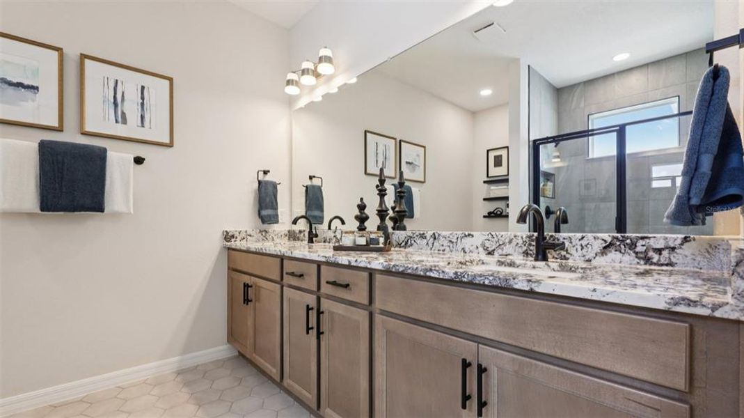Furnished interior view inside a new home in Isla Mirada, San Antonio (Image 34).