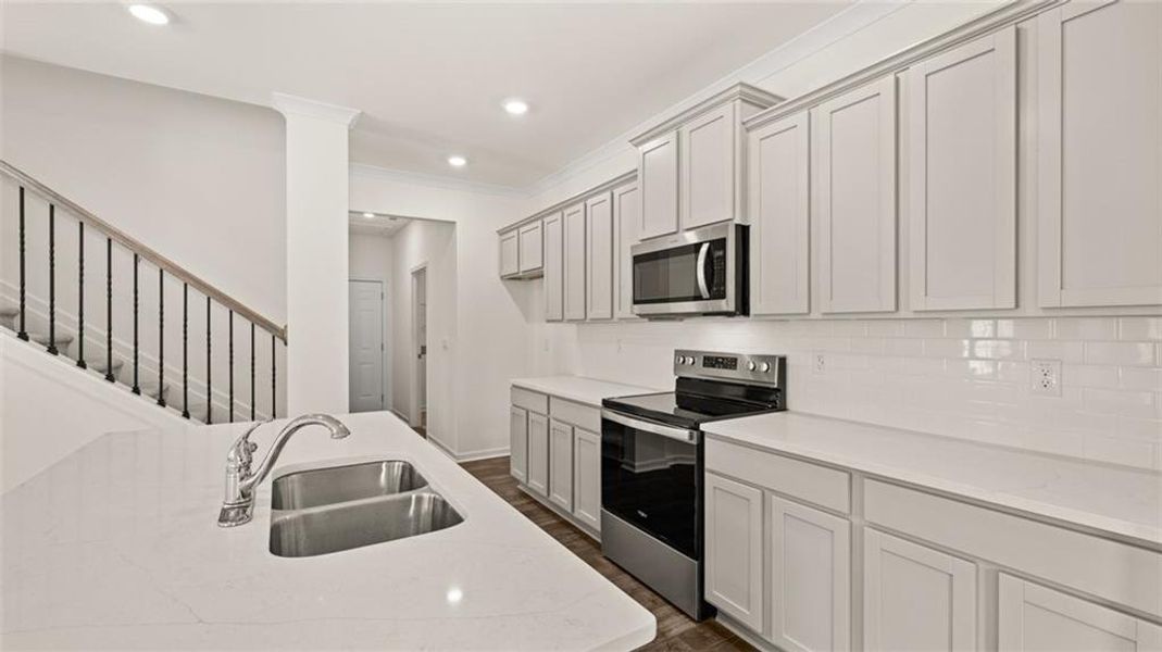 Furnished interior view inside a new home in Independence Villas and Townhomes, Loganville (Image 3). Furnished interior view inside a new home in Independence Villas and Townhomes, Loganville (Image 3).