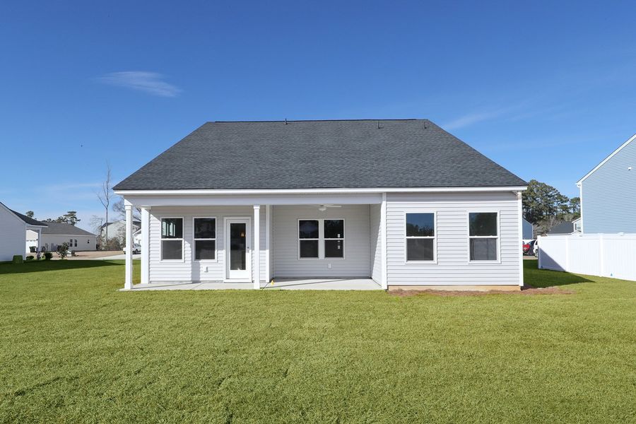 Exterior details and patio area of a home in Allston Park, Calabash (Image 22).