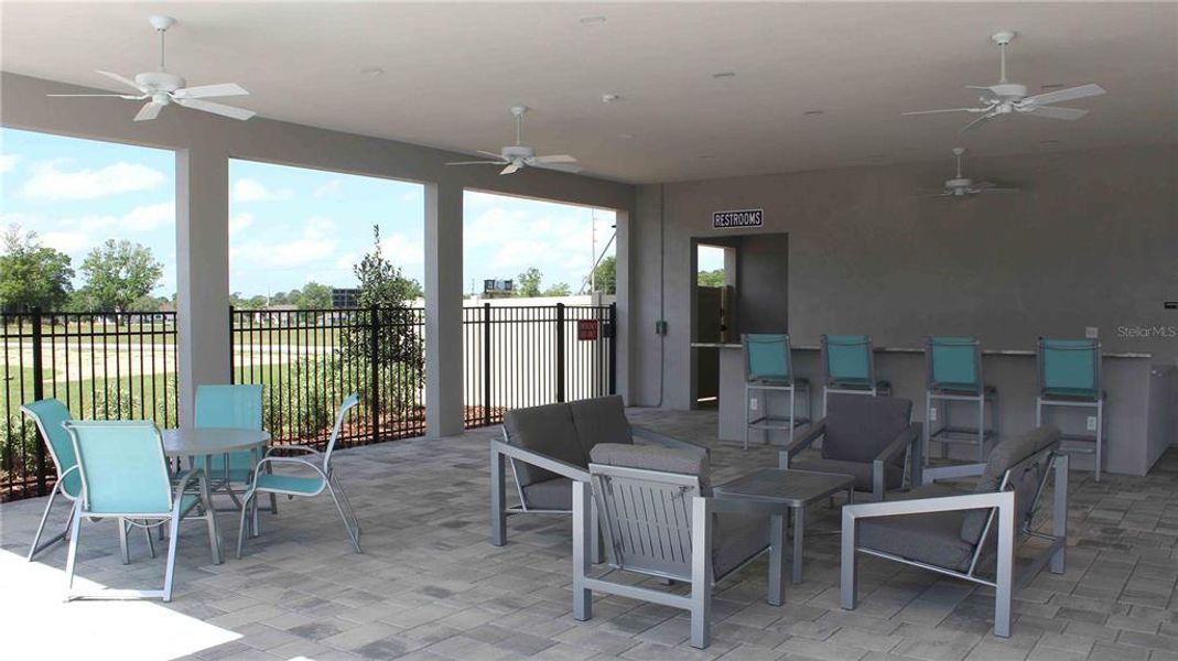 Furnished interior view inside a new home in The Towns at Laurel Commons, Ocala (Image 12).