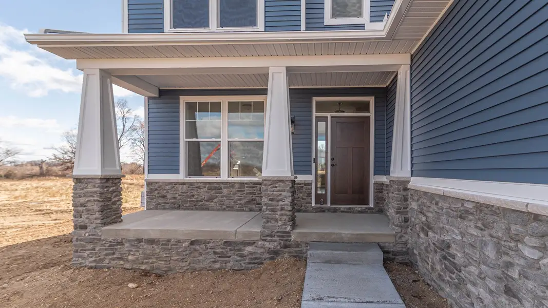Representative exterior details of a home built from the The Winslow by Norfolk Homes in Valleys, Jackson (Image 3).