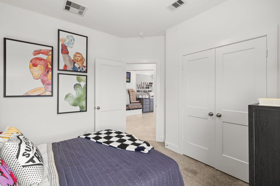 Furnished interior view inside a new home in Meridiana, Manvel (Image 11).