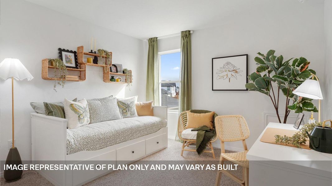 Furnished interior view inside a new home in Avery Centre, Round Rock (Image 28).