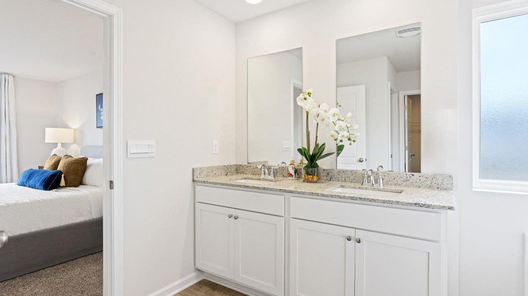 Furnished interior view inside a new home in Lake Mary Forest, Tallahassee (Image 16). Furnished interior view inside a new home in Lake Mary Forest, Tallahassee (Image 16).