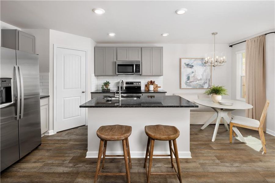 Furnished interior view inside a new home in Moss Creek, Hogansville (Image 7).
