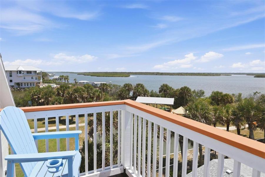 Exterior details and patio area of a home in , New Smyrna Beach (Image 29).
