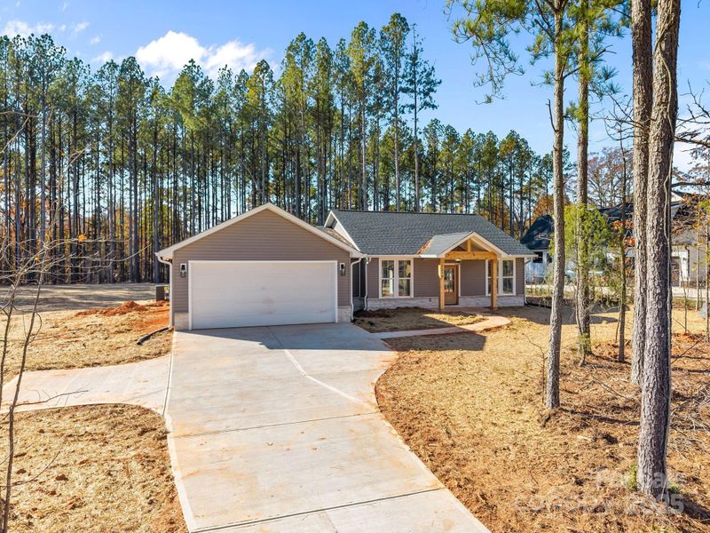 Front exterior of a new home in , Lincolnton, NC, highlighting curb appeal (Image 1). Front exterior of a new home in , Lincolnton, NC, highlighting curb appeal (Image 1).